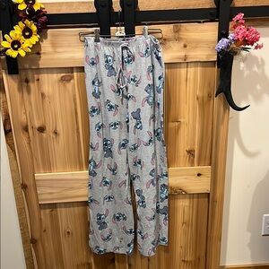 Disney Gray Stitch Pajama Pants